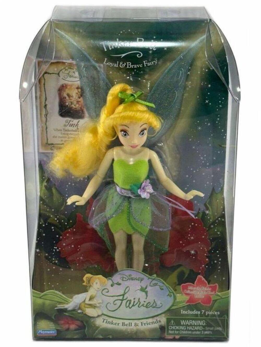 Vintage Playmates 2006 Disney Fairies Tinker Bell Doll Tinker Bell and Friends
